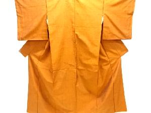 アンティーク　手織り紬着物